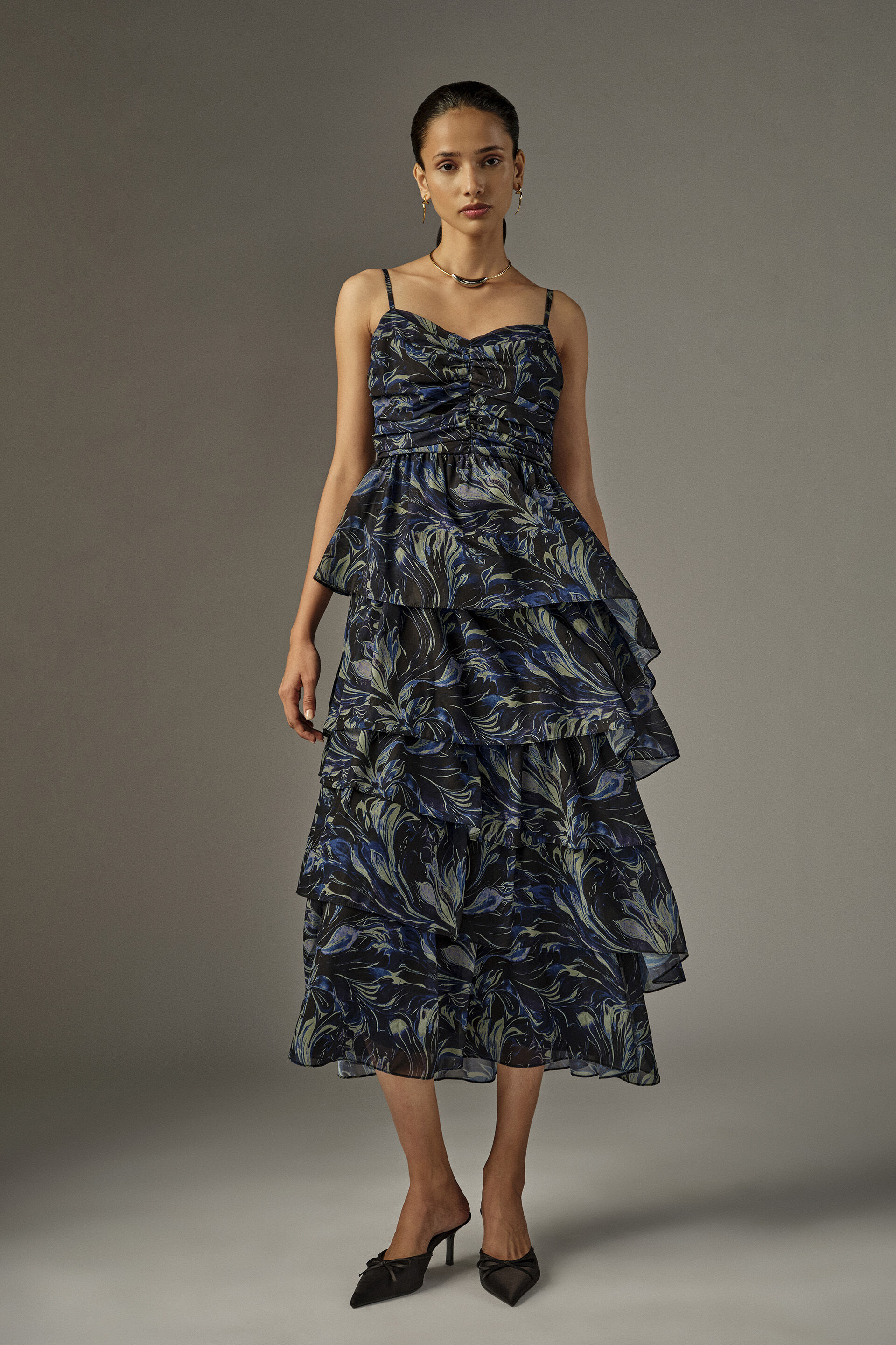 Zephyra Tiered Dress